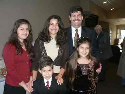 La familia de Mark y Rohde Thomas
