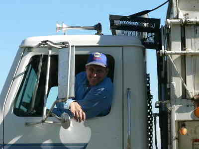 Manejando camion